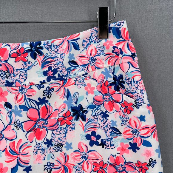 LILLY PULITZER Jonas High Waist Skort Womens 8 Resort White Party Like a Lobstar - Picture 7 of 16